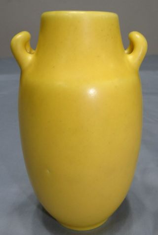 Rookwood Pottery 1928 Yellow Vase 77 - C Arts & Crafts Nouveau Deco Vtg Antique