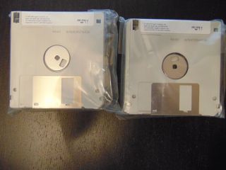 7 X Apple Macintosh Color Classic Vintage Disks in 2 Packs New/Sealed/NOS OS 7.  1 3