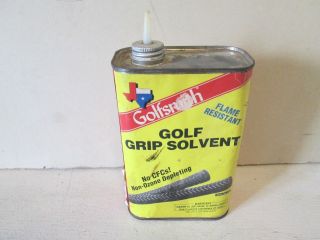 Vintage Golfsmith Golf Grip Solvent Can 33oz