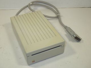 Vintage Apple External 3.  5 Inch Floppy Drive A9m0106 In