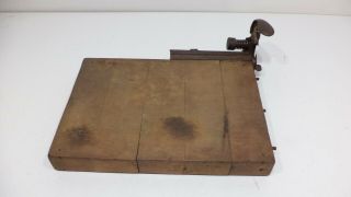 Antique Cigar Tuck Cutting Rolling Board Hand Rolled Cutter Tool Factory