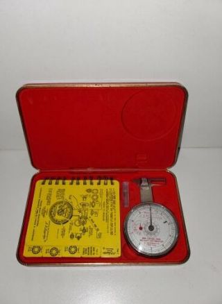 Vintage The A.  D.  Leveridge Mm Gauge And Weight Estimator