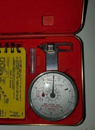Vintage The A.  D.  Leveridge MM Gauge and Weight Estimator 3