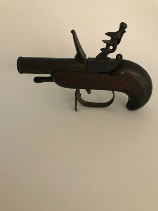 Vintage Dunhill Dueling Pistol Gun Table Lighter Broken