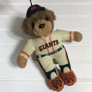 Vintage San Francisco Giants Teddy Bear Plush Doll 1999 Good Stuff 8.  5 Inches