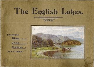 Vintage Album Of 16 Views Of The English Lakes By Quinton