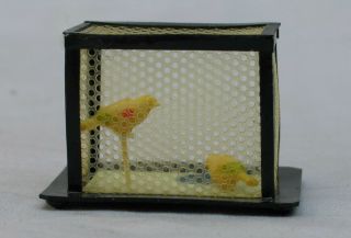 Vintage Celluloid Bird Cage - Made In Japan