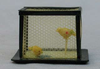 Vintage Celluloid Bird Cage - Made in Japan 2