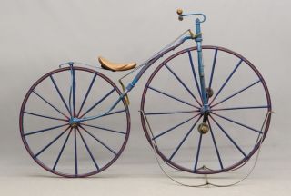 Vintage Bicycle History 1869 Boneshaker Velocipede 11 X 14 " Photo Print