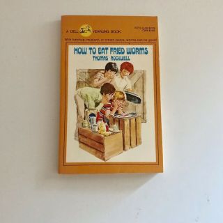 Vintage Pb How To Eat Fried Worms By Thomas Rockwell Paperbook 1975