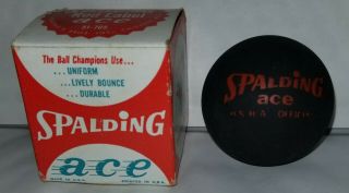 Vintage (60’s) Spalding Red Label Ace Official Hand Ball