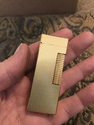 Vintage Gold Dunhill Lighter Us.  Re24163