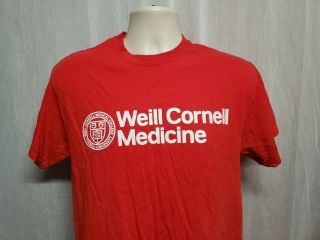 Cornell University Weill Medical College Medicine Adult Medium Red TShirt 2