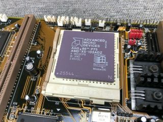 Socket 3 AT Computer Motherboard Am5x86 - P75 133MHz AMI BIOS ISA VLB PCI Slots 2