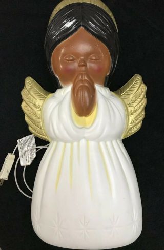 Grand Venture Nativity Blow Mold Angel Illuminated 18 " Tall 1999 Vintage
