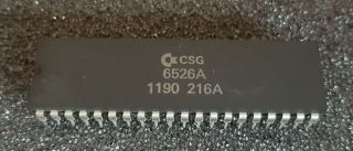 Csg 6526a Cia Chip,  For Commodore 64,  And,  Part.  Exrare