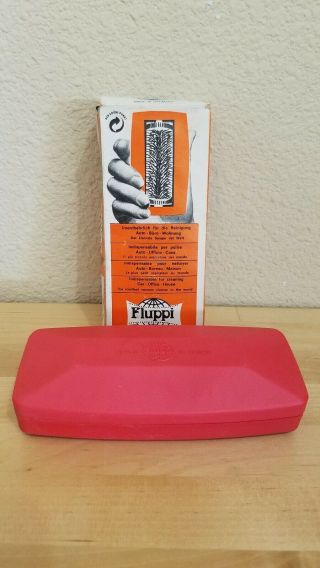 Vintage Fluppi Brush Sweeper Lint Brush Made In Germany Box