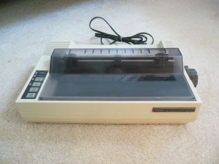 Tandy Dot Matrix Printer Dmp 130a W/cable 26 - 1280a Not Vg Cosmetic Cond.