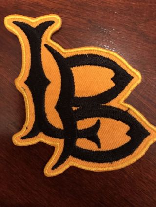 Lb Long Beach City College Vintage Embroidered Iron On Patch 2.  75 " X 2 "