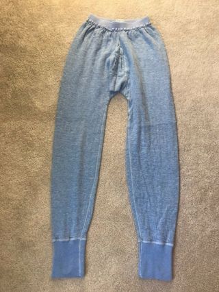 Vtg Duofold Two Layer Mens Large Thermal Long Johns Underwear Pants Usa Made