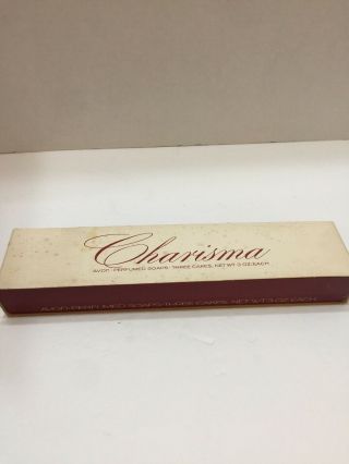 Avon Vintage Soap Charisma Perfumed 1 Box 3 Cakes 3 Oz Each Very Fragrant Usa