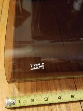 Vintage IBM Computer PC Acrylic Lucite Monitor Stand Clicky Keyboard Platform 2