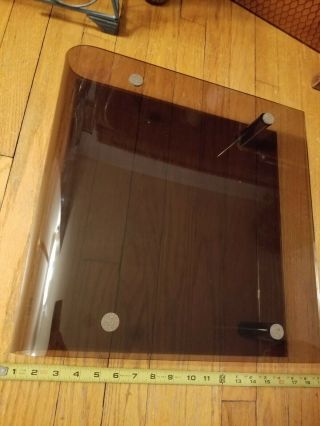 Vintage IBM Computer PC Acrylic Lucite Monitor Stand Clicky Keyboard Platform 3