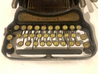 ANTIQUE LC SMITH & CORONA TYPEWRITER GREAT PROP OR DESK DISPLAY 2
