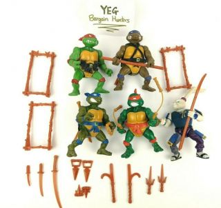 Vtg 1988 &1990 Mirage Studios Playmate Teenage Mutant Ninja Turtles Tmnt Toy