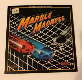 Marble Madness Game For Apple Ii - E Ii - C Electronic Arts From Atari