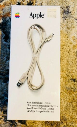 Apple Iic Peripheral - 8 Cable Model A2c4312 In Oem Box And Science Tool Kit