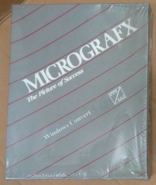 : Micrografx Windows Convert,  5 1/4 ",  For Ibm Pc,  Xt,  At.  1987
