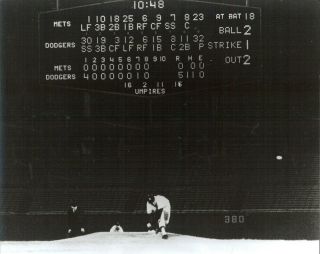Los Angeles Dodgers Sandy Koufax 1962 No Hitter 8x10 Photo Vs The Ny Mets