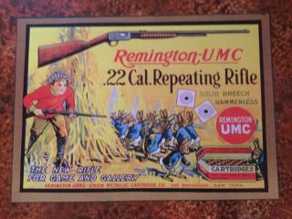 Remington Gun Poster Sign