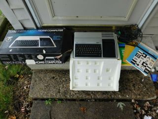 Texas Instruments Home Computer Ti - 99/4a W/box,  Power Adapter And Manuals