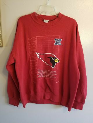 Arizona Cardinals Vtg 90s Big Logo Men 