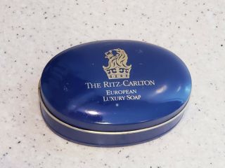 Vintage Ritz - Carlton European Luxury Soap Container/holder W/soap And Liner
