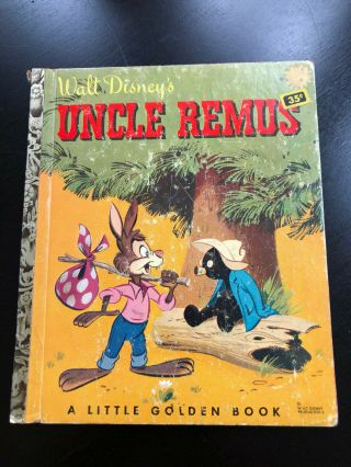 Walt Disney Uncle Remus Little Golden Book 1947 Vintage Song Of South Tar Baby