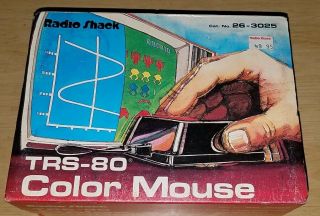 Trs - 80 Color Computer Mouse 26 - 3025 Nos Tandy Radio Shack
