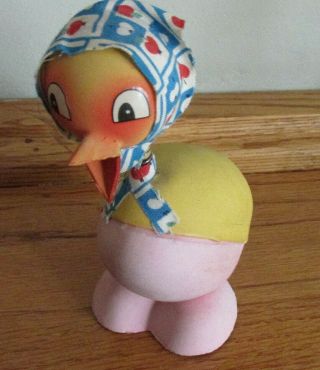 Vintage West Germany Antique Easter Chick Nodder Bobblehead Candy Container