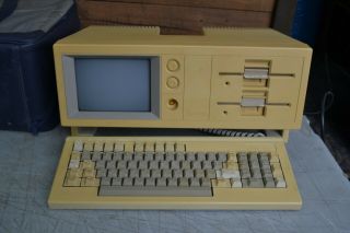 Vintage Hyperion Portable Computer w/ Originlal Carrying Bag & Keyboard 2