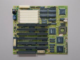 Vintage Biostar Mb - 1333/40pmb - Ch 386 Pc At Computer Motherboard Amd 386dx - 40mhz