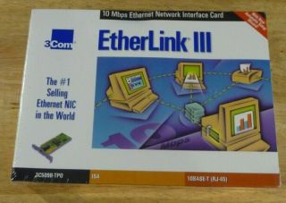 3com Etherlink Iii Isa 16 Bit Network Card 3c509b - Tpo
