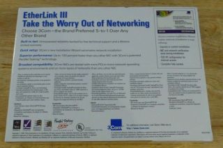 3com Etherlink III ISA 16 bit network card 3C509B - TPO 2