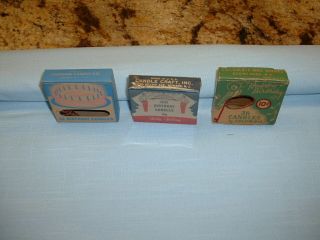 3 - VINTAGE BOXES OF BIRTHDAY CANDLES BETTY BOLLING - COLUMBIA - HOMESTEAD 3