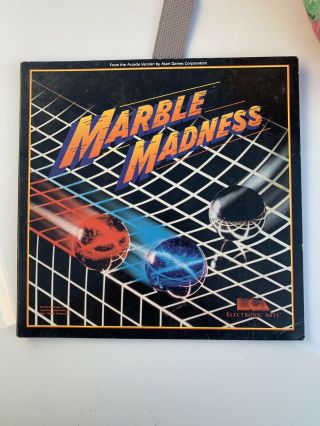 Marble Madness Game For Apple Ii - E Ii - C Electronic Arts From Atari