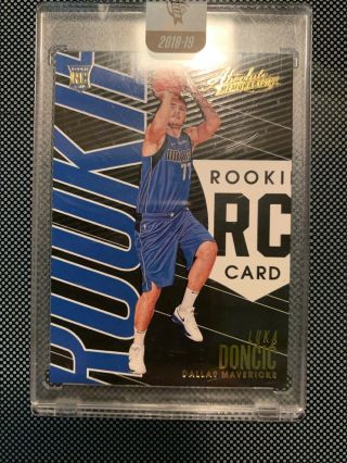 Luka Doncic Rookie Absolute Memorabilia 2018 - 2019 Rc Sp