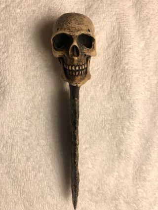 Antique Carved Survival Knife - Wicca,  Rare,  Boot Knife,  Dagger Stag Horn