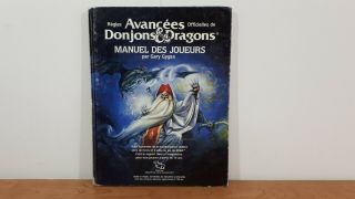 1986 Donjons & Dragons Manuel Des Joueurs - D&d Tsr Vintage Vtg Dungeons