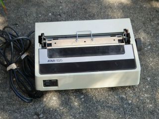 Vintage Atari 1025 Printer Powers On.